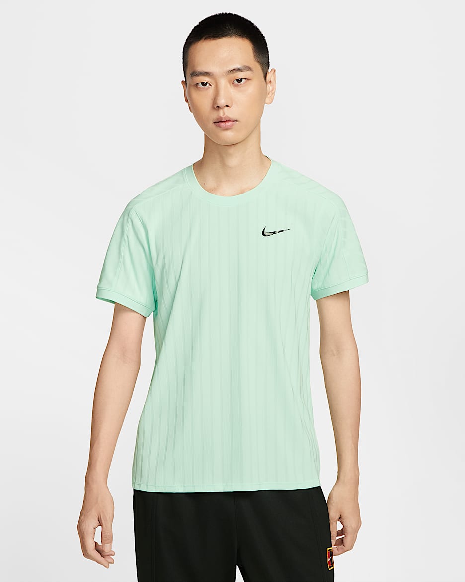 ナイキコート アドバンテージ Dri-FIT テニストップ　テニス　ウェア　黒M NIKE公式】ナイキコート アドバンテージ メンズ Dri-FIT テニス
